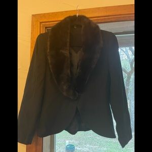 Vintage mink fur blazer